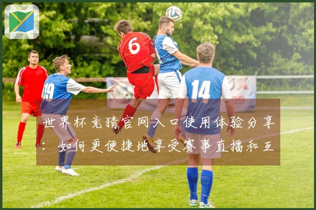 世界杯竞猜官网入口使用体验分享：如何更便捷地享受赛事直播和互动功能